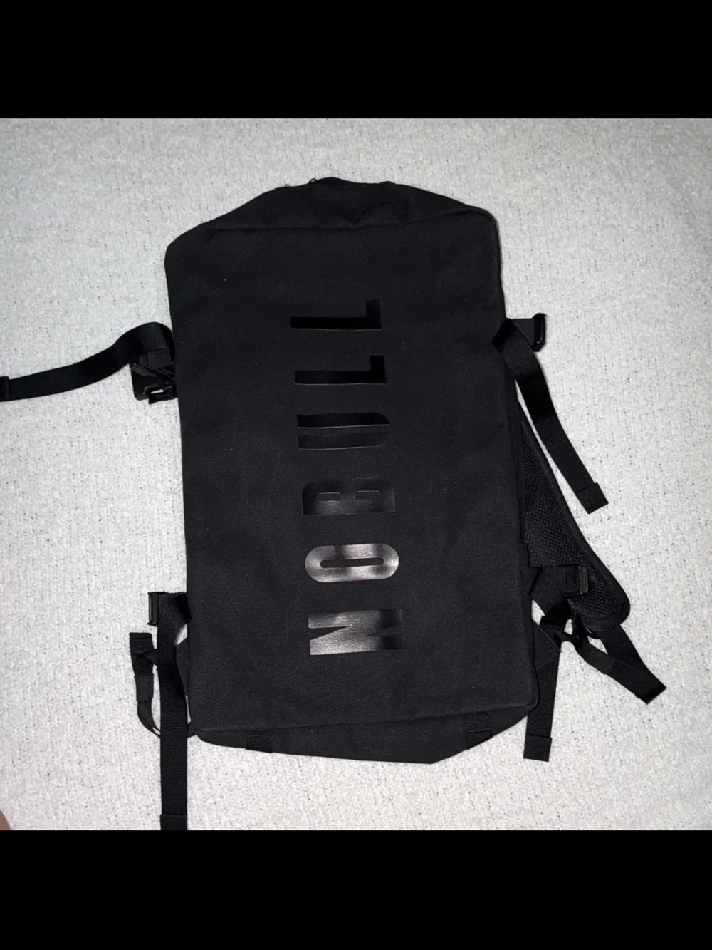 NOBULL Black Hiking Backpack, Zipper Closure, Unisex Adults, New with Tags